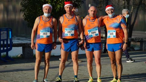 Carreras de San Silvestre en Ourense.La prueba de Castrelo de Mio es la decana de las que se celebran en la provincia en esa fecha