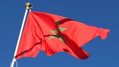 Bandera marroqu� en una imagen de archivo.