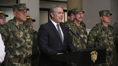 El presidente de Colombia, Iv�n Duque