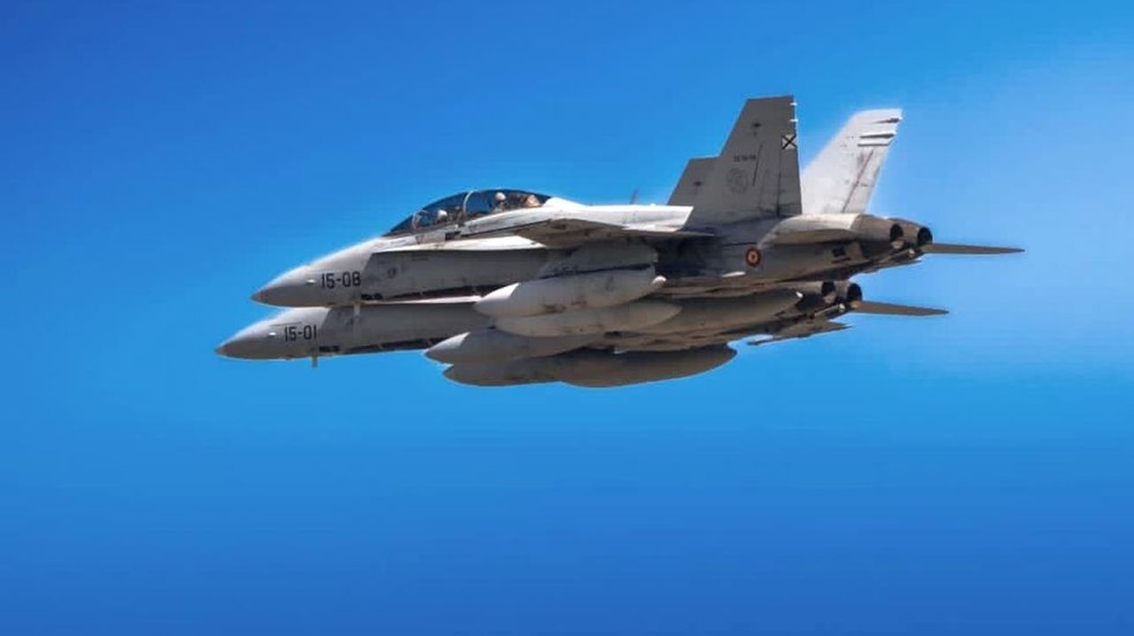 Los dos cazas que pasaron como un rayo sobre la Costa da Morte