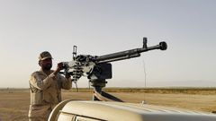 Un miembro del Ejrcito de Pakistn en la frontera con Afganistn.