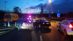 El accidente ocurri� en la Lu-530, en el enlace con la autov�a en Lugo.