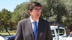 El vicepresidente de la Junta de Andaluc�a y l�der de Ciudadanos en la regi�n, Juan Mar�n, cuya formaci�n lleva ya 9 ceses y renuncias en los �ltimos seis meses