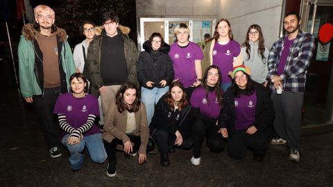 Encendido de las luces navideas en Boiro.