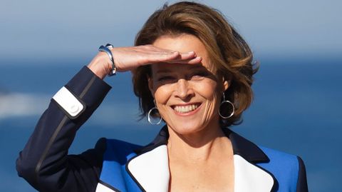 Sigourney Weaver a su llegada al festival. 