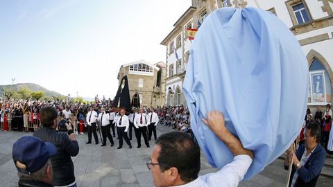 SEMANA SANTA,PROCESION Y REPRESENTACION DE LA ANUNCIACION DE LA PALOMITA EN MUROS