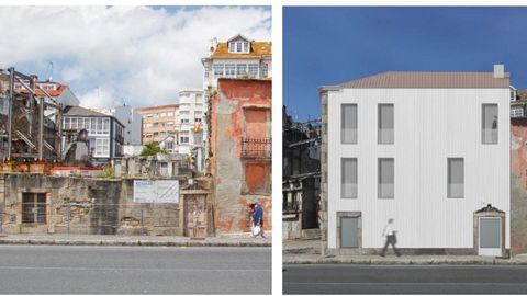 Simulaci�n de la recuperaci�n de un inmueble en Ferrol Vello
