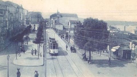 Imagen del bulevar del paseo de Alfonso XII a mediados del siglo pasado