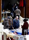 Mercado en la plaza dos Condes, en Monforte.