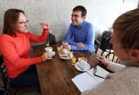 Rosana P�rez e Carlos Call�n falan da formaci�n da candidatura e das s�as expectativas<span lang= es-es >. </span>