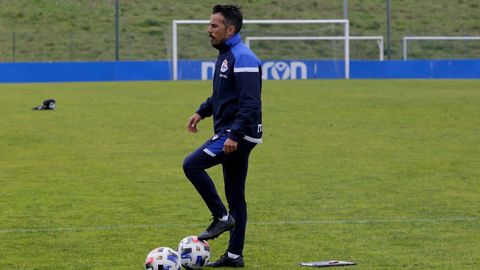 Rubn de la Barrera, en la ciudad deportiva de Abegondo