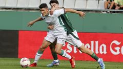 Miguel Loureiro, durante un partido entre el Huesca y el Racing de Ferrol de la pasada temporada