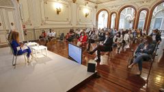 Reuni�n en la Diputaci�n con los alcaldes de los concellos beneficiarios del programa ReacPon