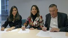 Eugenia Sillero, secretaria general de Gasnam; Mercedes Pardo, directora general del Instituto Mar�timo Espa�ol; y Jos� Poblet, vicepresidente Mar�timo de Gasnam
