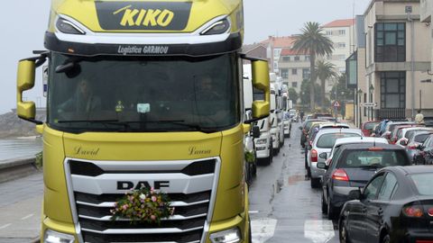 PROCESION DE  VEHICULOS EN HONOR A SAN CRISTOBAL