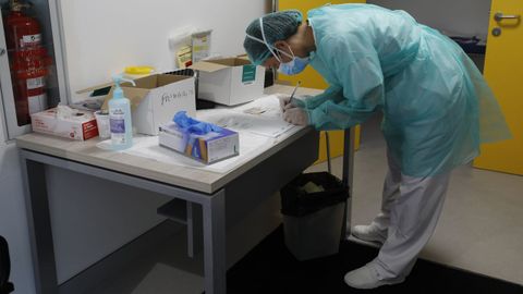 Personal del Hospital da Maria, en la foto de archivo, lleva meses trabajando para detectar casos de coronavirus y tratar de frenar la expansin de la pandemia