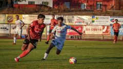 Imagen del partido entre el Noia y el Boiro en los cuartos de final del torneo.