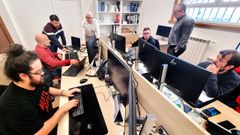 El departamento de tecnolog�as, la semana pasada trabajando para superar el ciberataque.