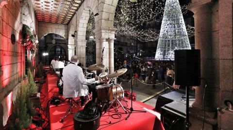 Encendido de las luces de Navidad en Ourense