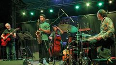 Imagen de un concierto de Valent�n Caama�o Quartet, que actuar� en Rianxo el 5 de agosto.