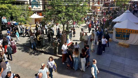 Un aspecto de la plaza de Espa�a al mediod�a del s�bado
