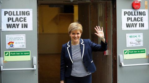 La ministra principal de Escocia, Nicola Sturgeon.