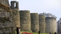 La muralla de Lugo es el elemento ms representativo de la ciudad.