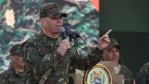 El ministro de Defensa de Venezuela, Vladimir Padrino, en una imagen de archivo.