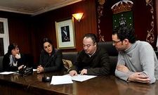 Los portavoces se reunieron ayer por la noche en el sal�n de plenos ceense.