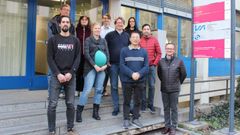 Participantes en la primera reuni�n del equipo investigador en Berna