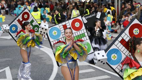 Os Furafollas de Vigo rindieron homenaje al juego del parch�s