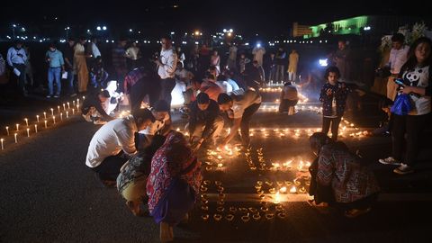 Celebracin de la Hora del Planeta en Islamabad (Paquistn)