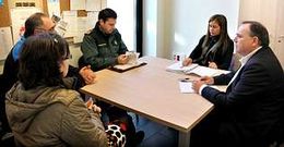 El encuentro se celebr� en la ma�ana de ayer en el edificio administrativo larach�s.