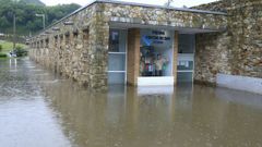 Incidencias por la tromba de agua y granizo que cay� en Santiago