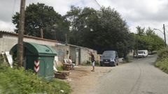 Imagen de archivo de la entrada a un campamento