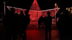 Encendido de las luces de Navidad en Gij�n, noviembre de 2025