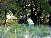 Examen del lugar donde apareci� Asunta, el 22 de septiembre.