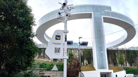 Imagen de archivo del ascensor Halo de Vigo