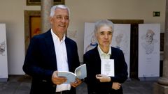 Valent�n Garc�a e Takekazu Asaka, antes da presentaci�n en Santiago