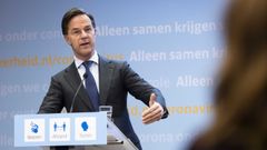 El primer ministro en funciones, Mark Rutte, explic� este martes en rueda de prensa las medidas contra la pandemia 