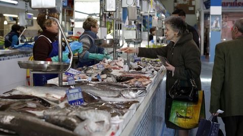 Plaza de abastos de Noia. La ONU propone que el Da Internacional de la Diversidad Biolgica sirva para una utilizacin equitativa de los recursos
