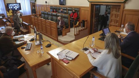 Pleno del Concello de Santiago.