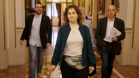 Avia Veira, portavoz del BNG y candidata a la alcald�a de A Coru�a