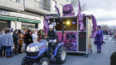 Gran desfile en Xinzo de Limia en el d�a grande del entroido