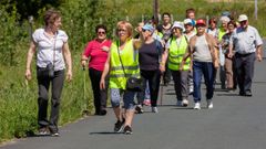 Caminata por la parroquia de Nara�o, en la primavera de 2019