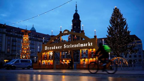 Calles vac�as en Dresde, Alemania