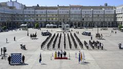 El delegado del Gobierno en Galicia, Pedro Blanco, preside este martes el acto de presentaci�n de los polic�as nacionales en pr�cticas que se incorporan a las comisar�as de Galicia