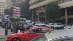 Susto en la calle Sinf�nica de Galicia por un hombre herido