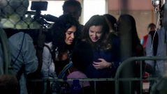 Val�rie Trierweiler, de viaje por la India