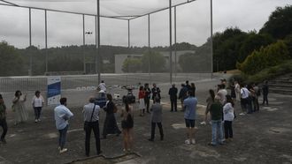 Inauguracin de la jaula de drones del campus de Lugo